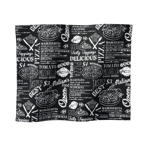 DDDDD Placemat Italian food Black