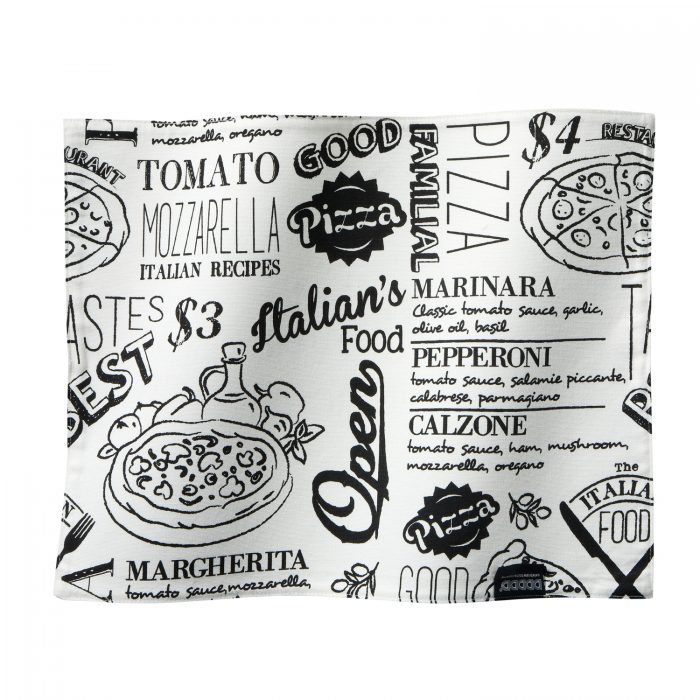 DDDDD Placemat Italian food White