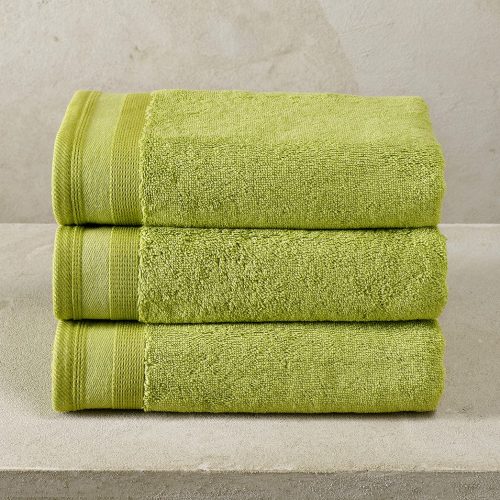 DWL Handdoek Excellence Lime Green