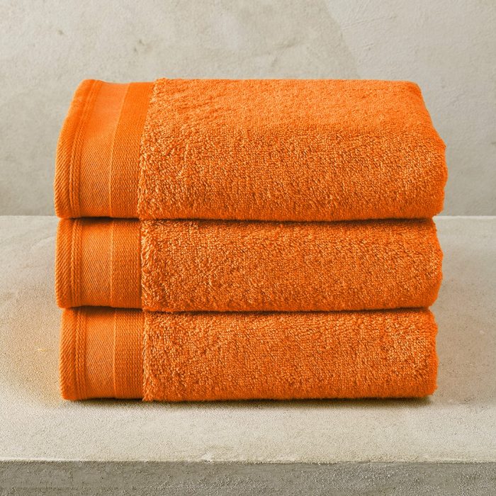 DWL Handdoek Excellence Papaya Orange