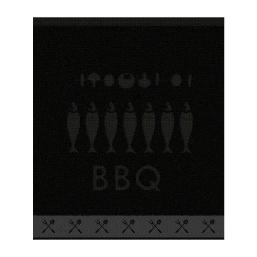 DDDDD Keukendoek Foodbar Black (voordeelset: 6 stuks)