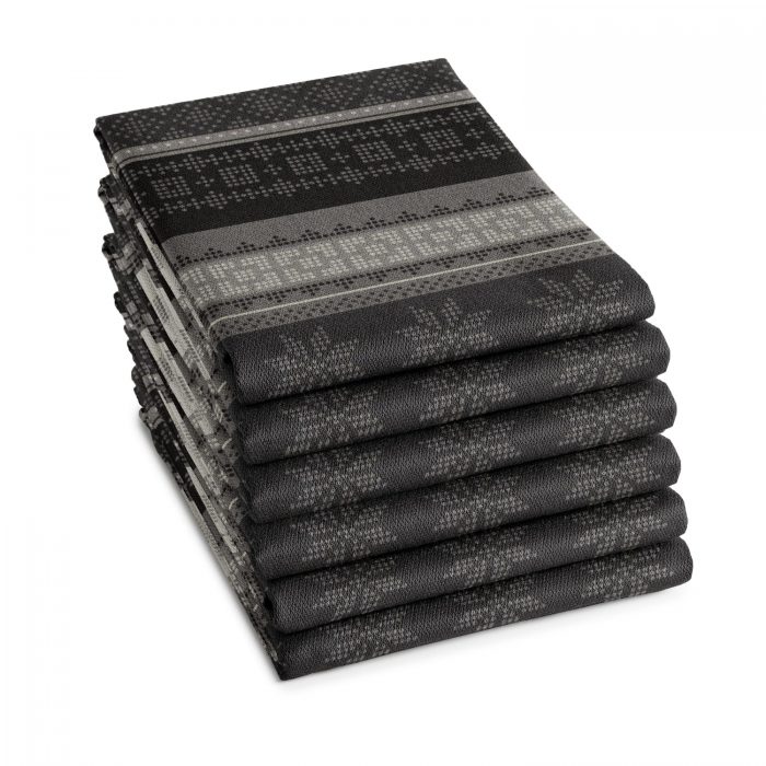 DDDDD Theedoek Cove Grey (voordeelset: 6 stuks)