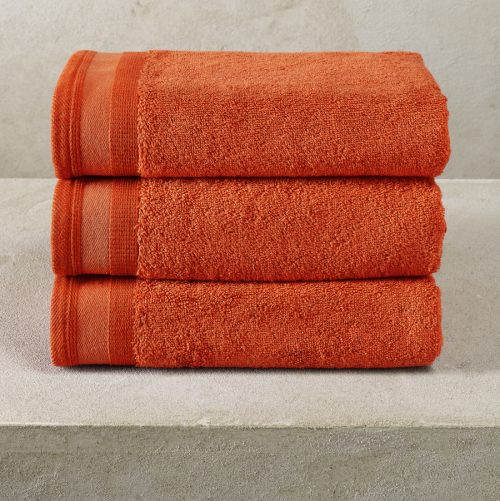 DWL Handdoek Excellence Burnt Orange