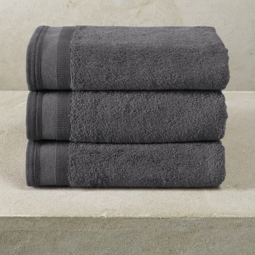DWL Handdoek Excellence Dark Grey
