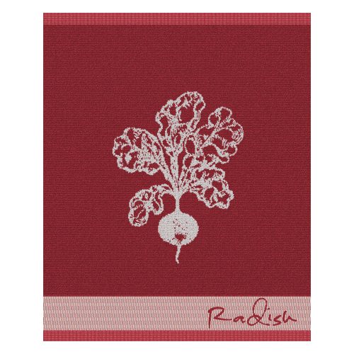 DDDDD Keukendoek Radish Red