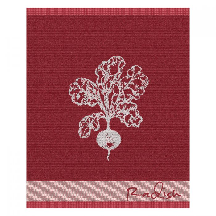 DDDDD Keukendoek Radish Red