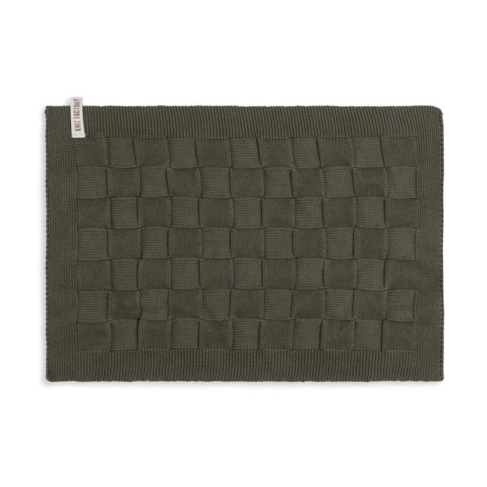 Knit Factory Placemat Uni Khaki