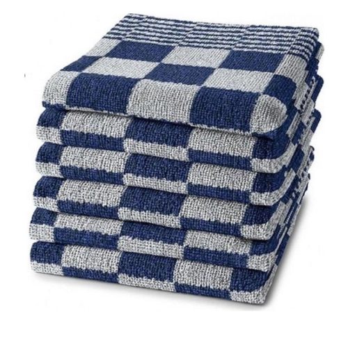 L2G Keukendoek Blokdoek Holland Blauw (set à 6 stuks)