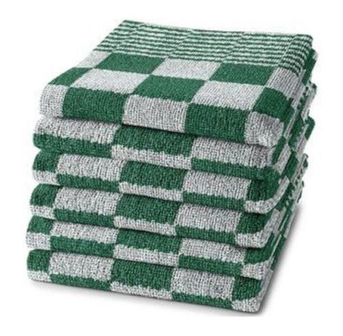 L2G Keukendoek Blokdoek Holland Groen (set à 6 stuks)