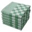 L2G Theedoek Blokdoek Holland Groen (set à 6 stuks)