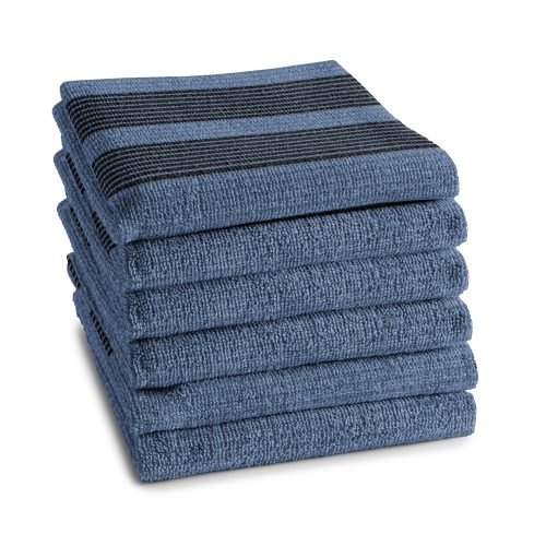 DDDDD Keukendoek Baxter Denim (voordeelset: 6 stuks)