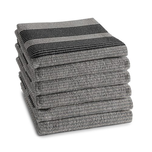 DDDDD Keukendoek Baxter Grey (voordeelset: 6 stuks)