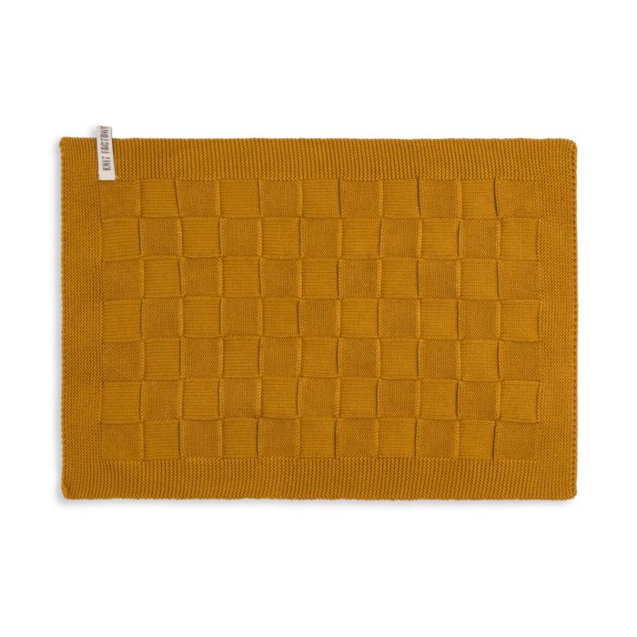 Knit Factory Placemat Block Ecru / Oker